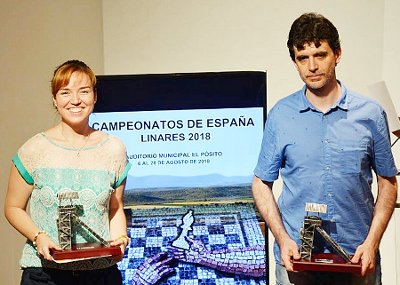 ¡Gabriel y Sabrina Campeones de España 2018! Linares, del 06 al 28 de Agosto de 2018.